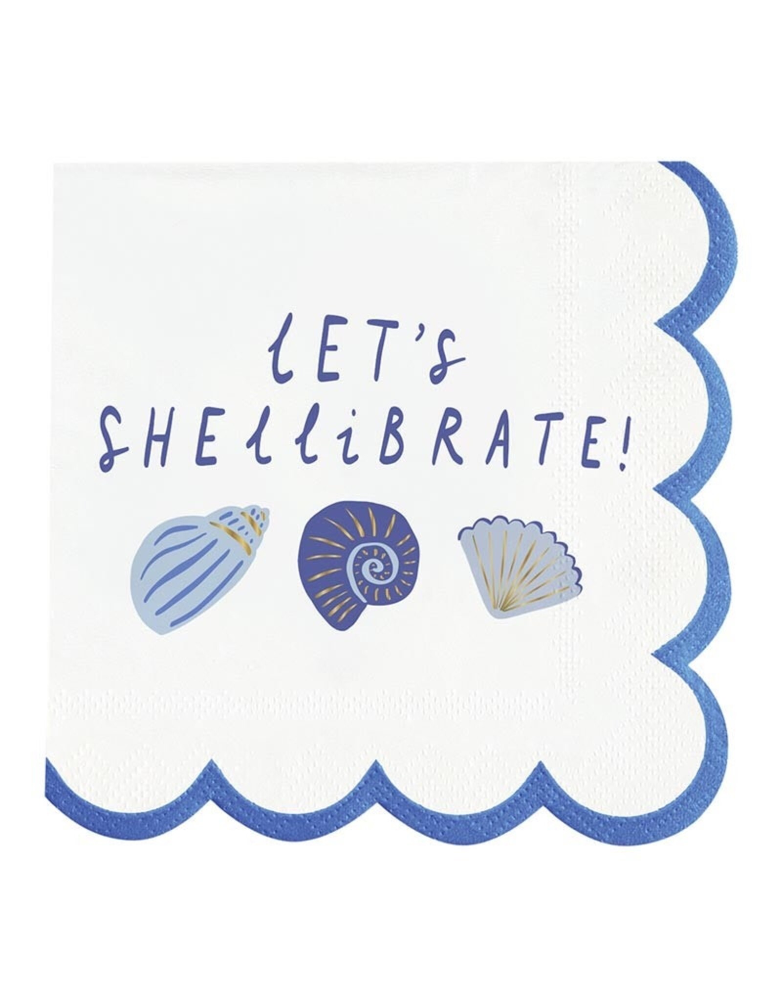 Slant Paper Cocktail Beverage Napkins 20ct Lets Shellibrate