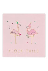 Slant Paper Cocktail Beverage Napkins 20ct Flock Tails