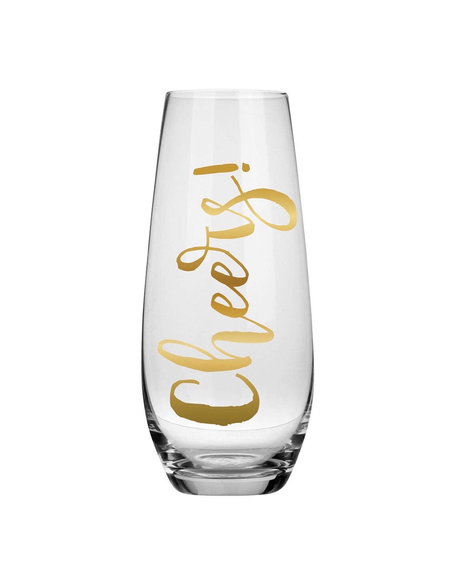 Slant Cheers Champagne Glass 10oz 1ct