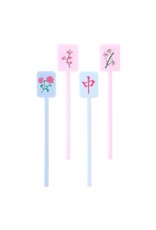 Slant Mahjong Acrylic Stir Sticks Set of 4 Mahjong Drink Stirrers