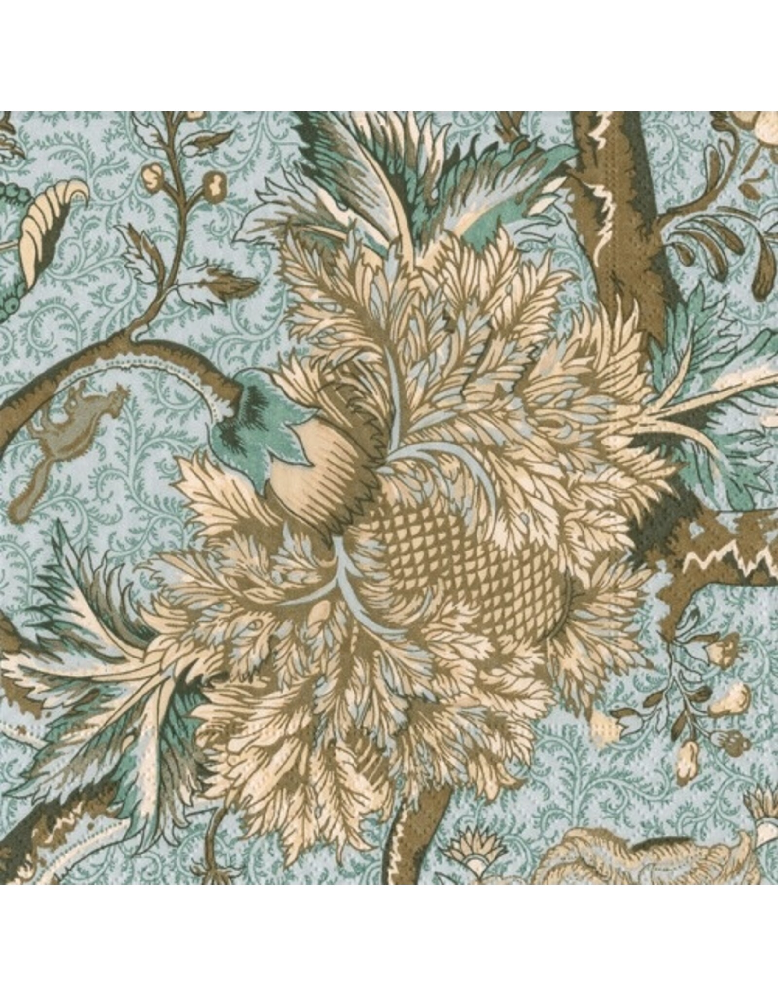 Caspari Paper Cocktail Napkins 20ct Pondicherry Mineral