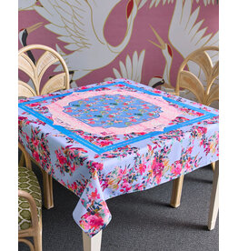 Oh My Mahjong Instructional Mahjong Tablecloth 56x56 Square NAPLES