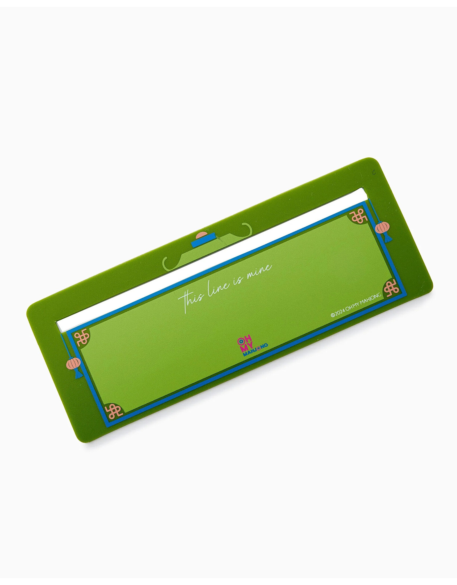 Oh My Mahjong Olive Majhong Line Finders for NMJL IMC Playing Cards