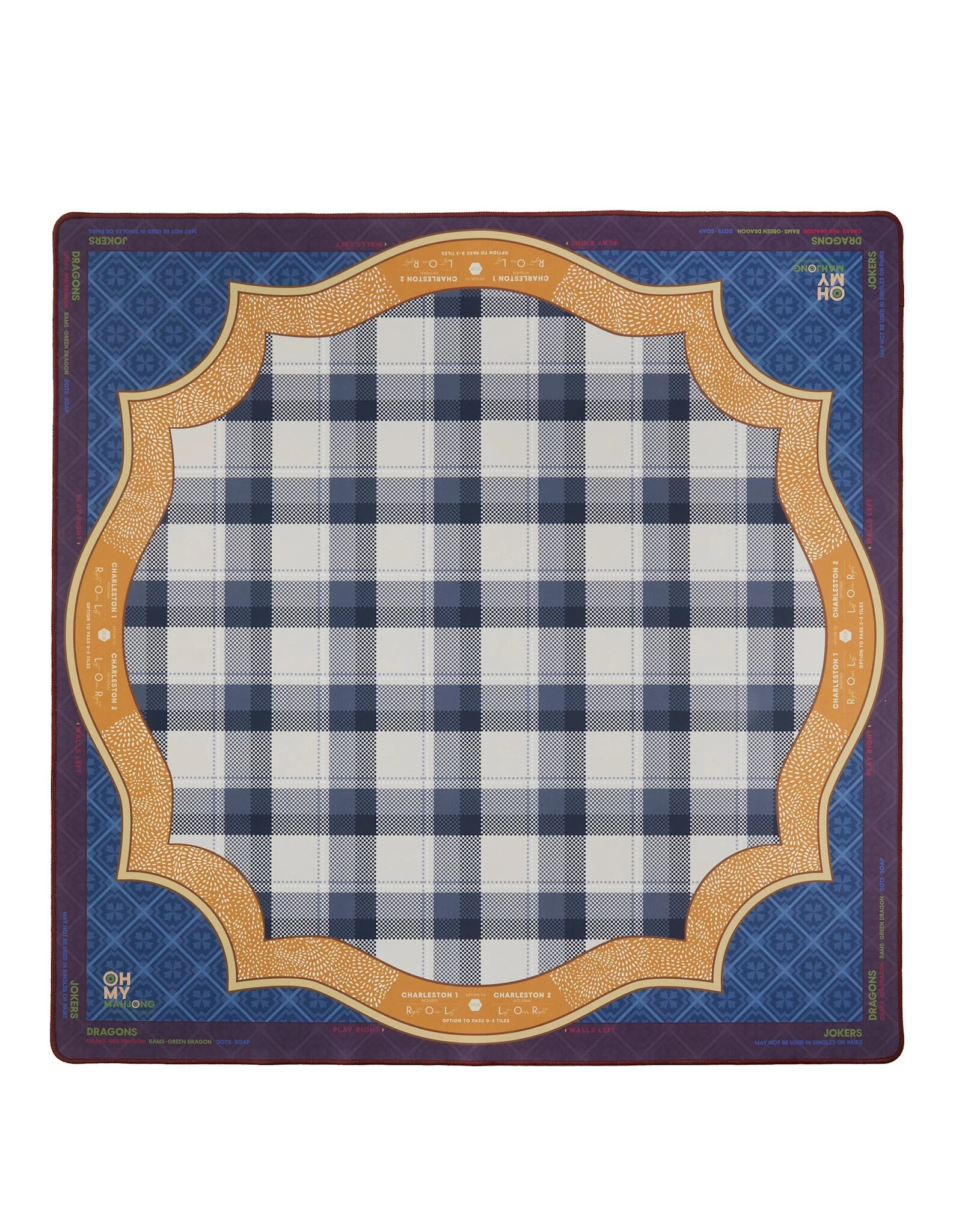 Oh My Mahjong Vanderbilt Mahjong Mat American Mah Jongg Game Mats