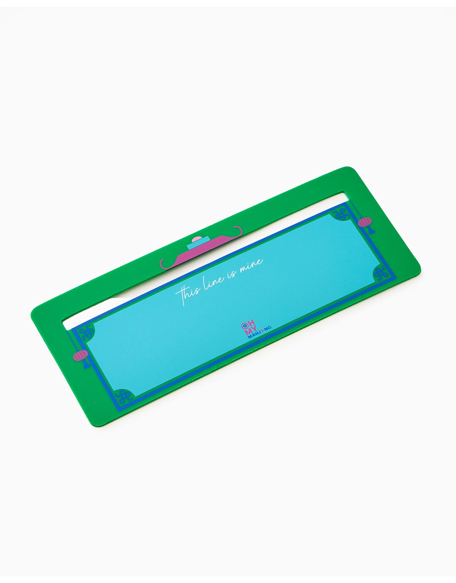 Oh My Mahjong Green Majhong Line Finders for NMJL IMC Playing Cards