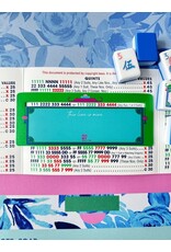 Oh My Mahjong Green Majhong Line Finders for NMJL IMC Playing Cards