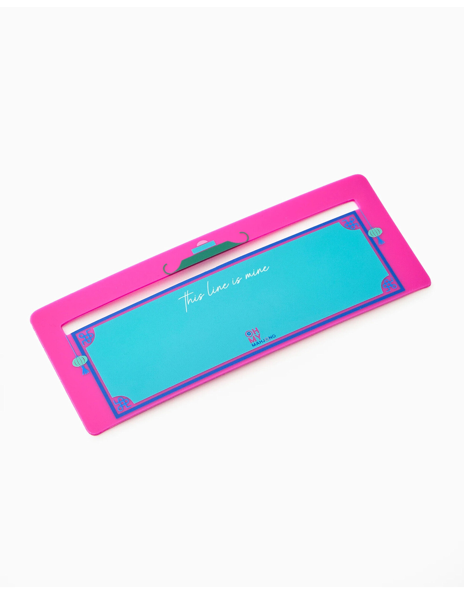 Oh My Mahjong Pink Mahjong Line Finders for NMJL IMC Playing Cards