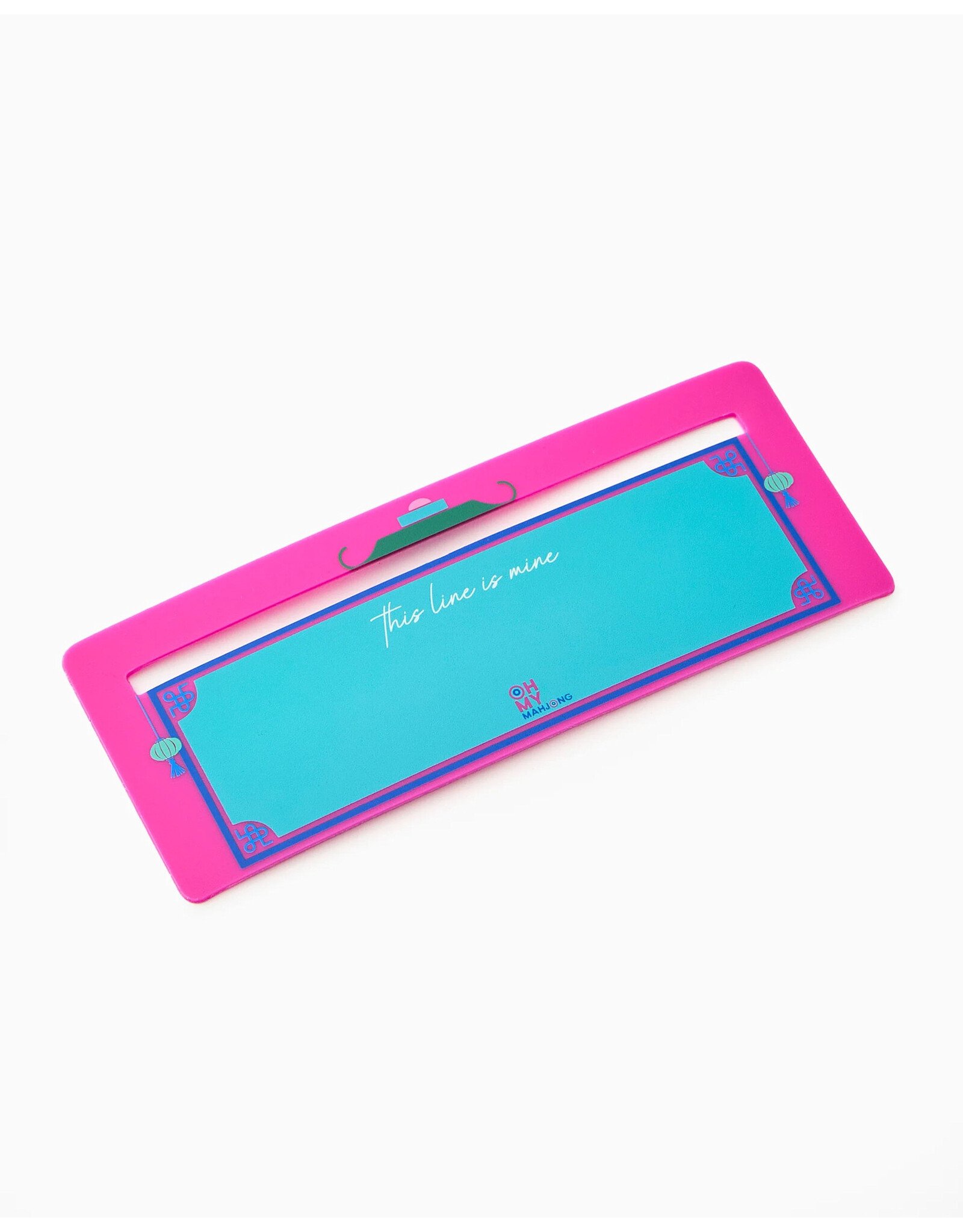 Oh My Mahjong Pink Majhong Line Finders for NMJL IMC Playing Cards