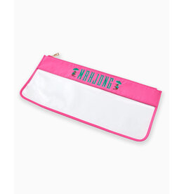 Oh My Mahjong Pink Monkey Mahjong Bag for Mah-Jongg Tiles Sets