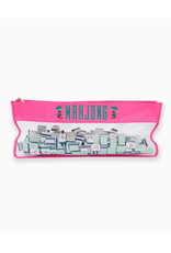 Oh My Mahjong Pink Monkey Majhong Bag for Mah-Jongg Tiles Sets