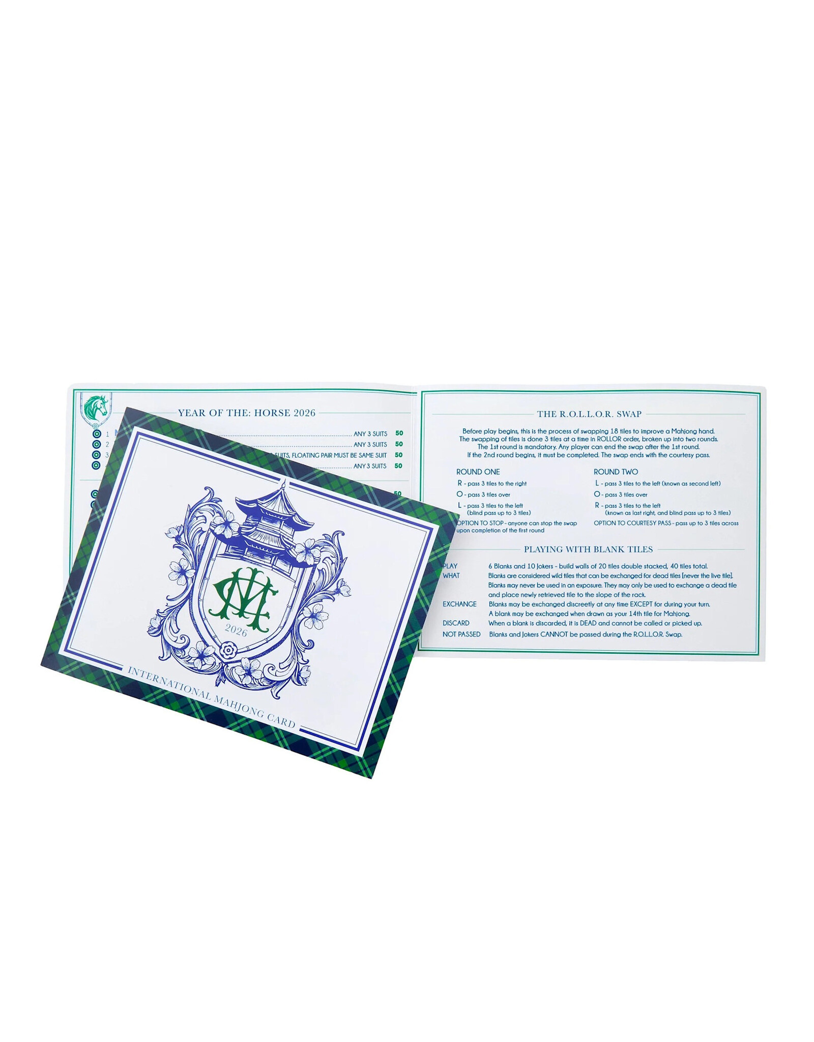 Oh My Mahjong Emerald STARTER KIT American Mahjong Game Set