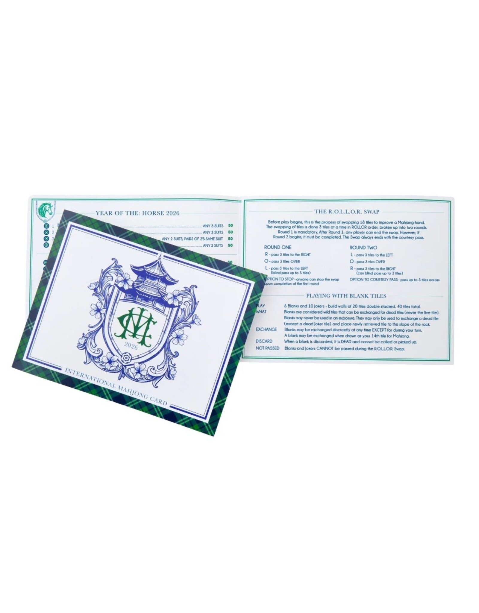 Oh My Mahjong International Mahjong Card 2026