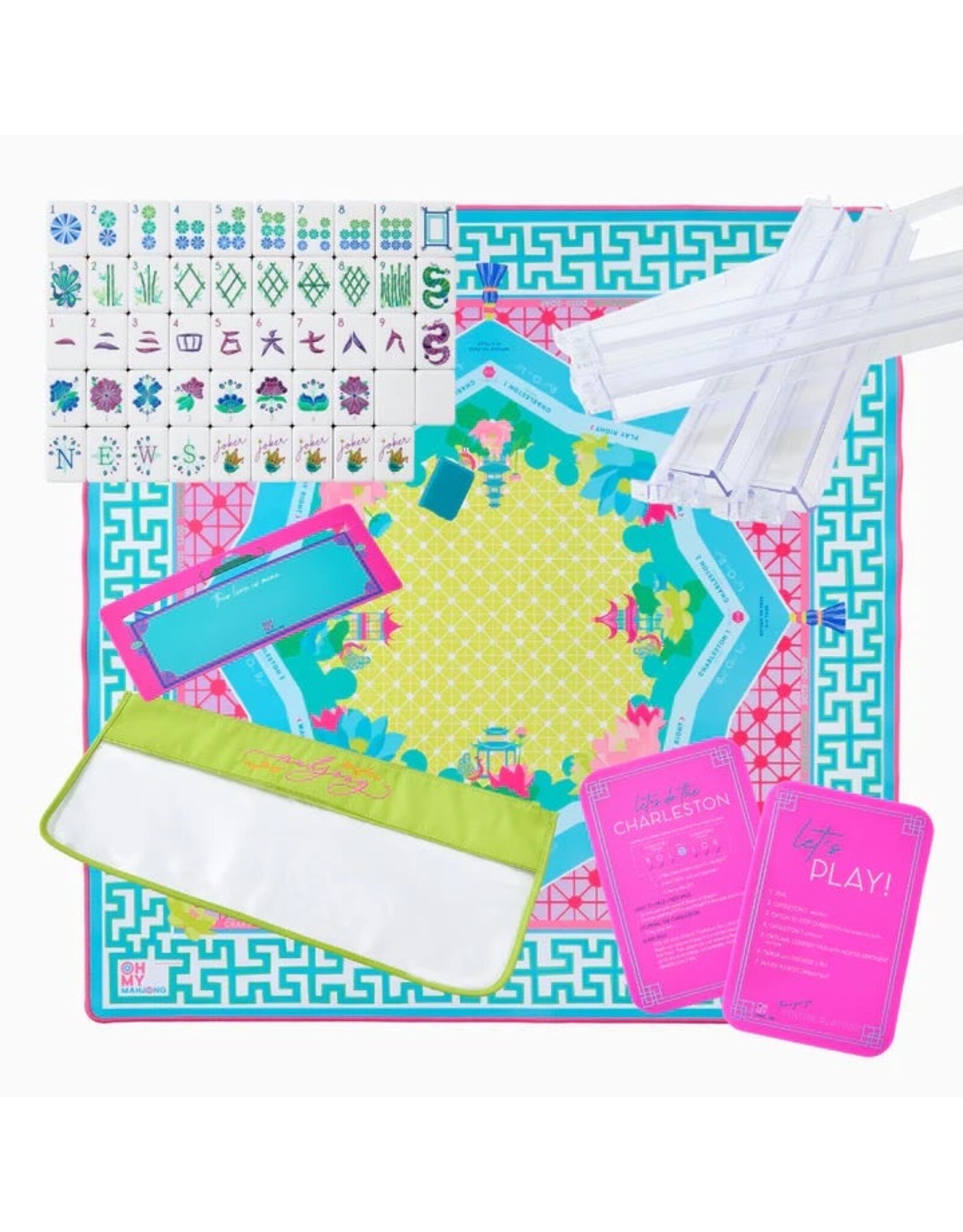 Oh My Mahjong Lagoon STARTER KIT American Mahjong Game Set