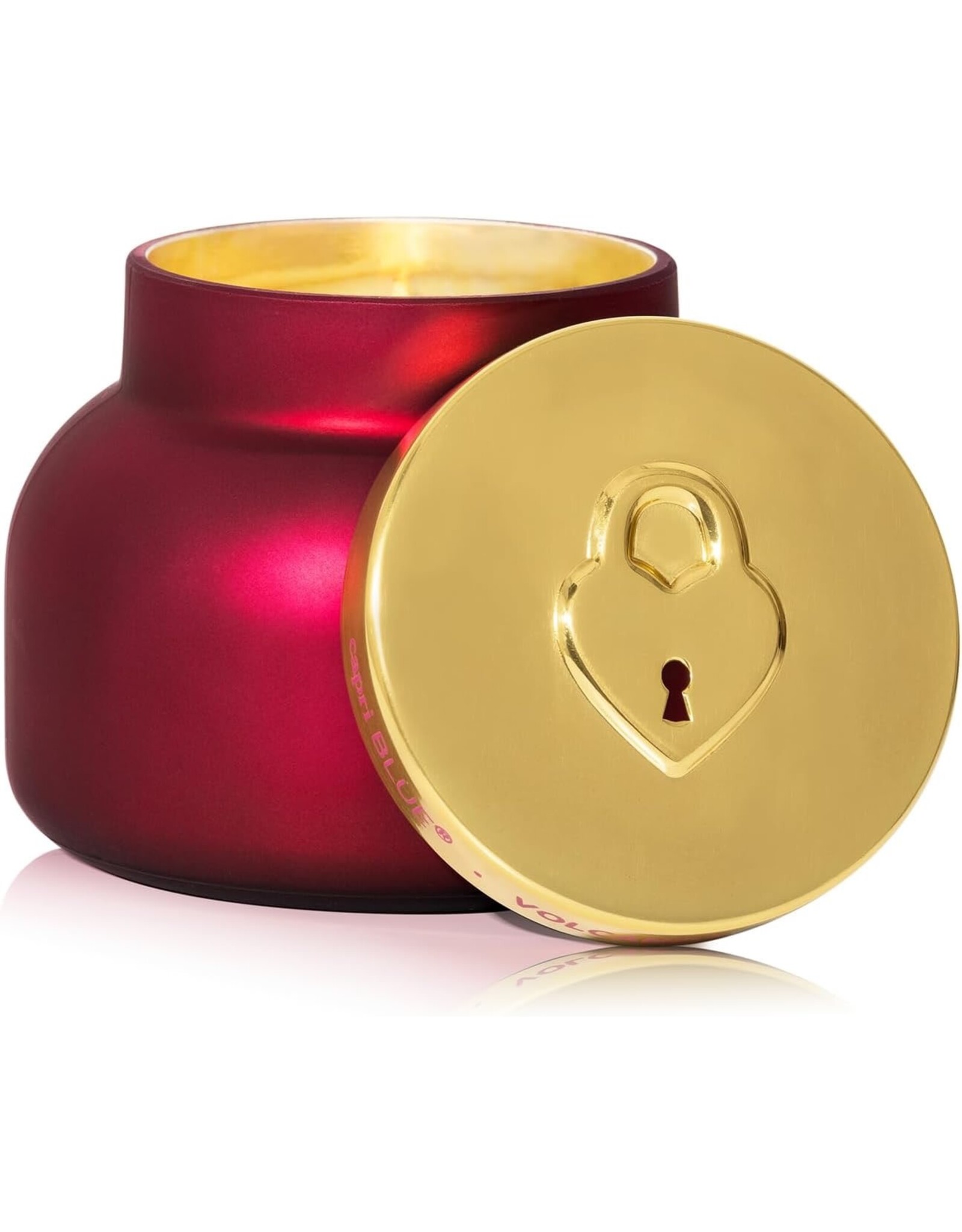 capri BLUE Volcano Candle Jar 19 Oz Locked In Love Limited Edition