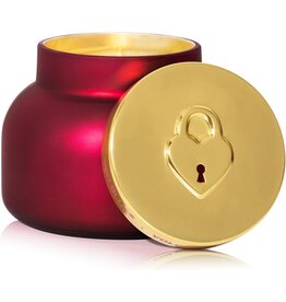 capri BLUE Volcano Candle Jar 19 Oz Locked In Love Limited Edition