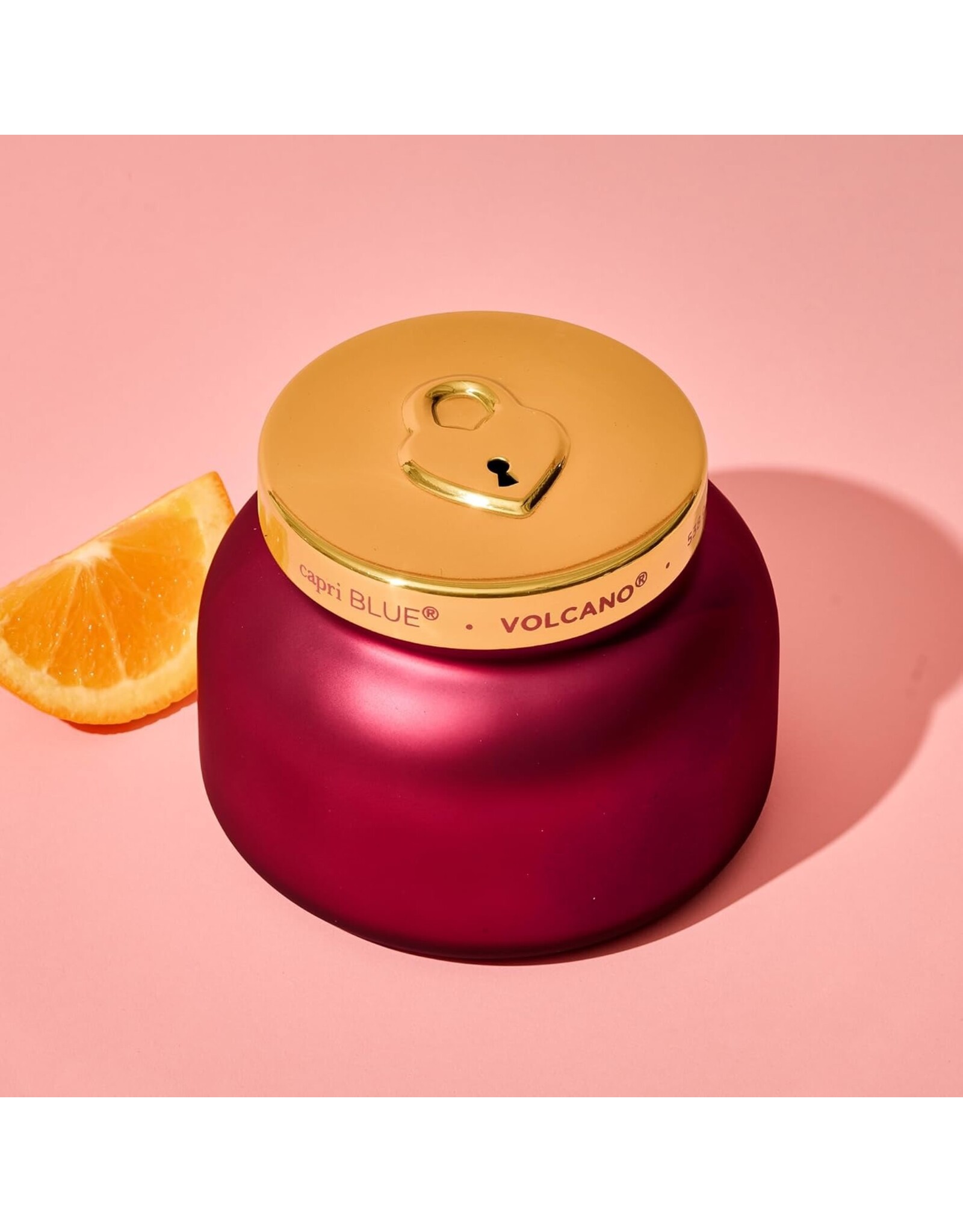 capri BLUE Volcano Candle Jar 19 Oz Locked In Love Limited Edition