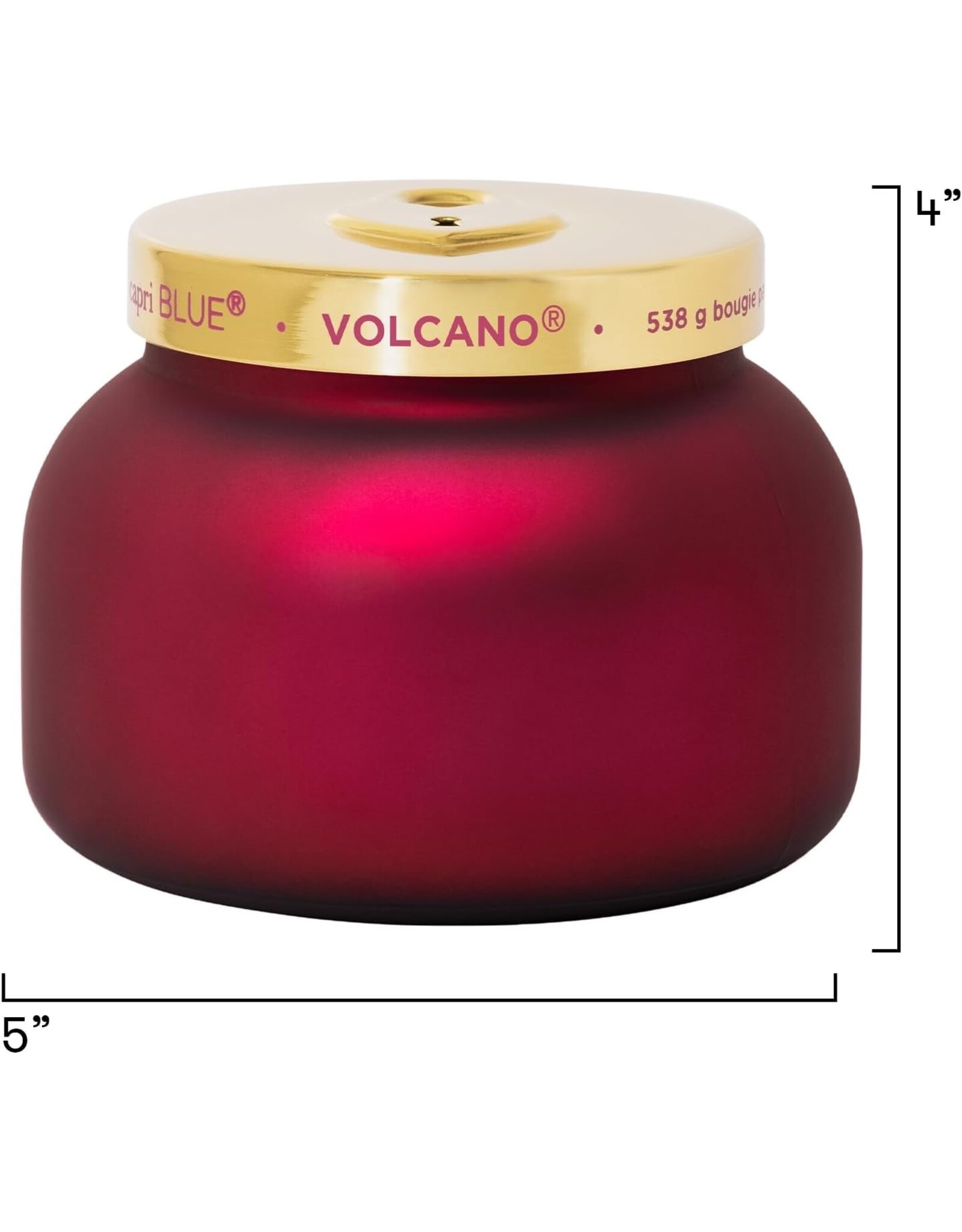 capri BLUE Volcano Candle Jar 19 Oz Locked In Love Limited Edition