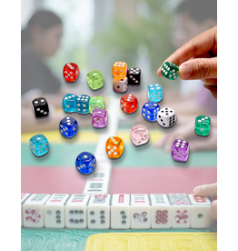 DIGS-N-GIFTS Mahjong Dice 1 Pair Random Color