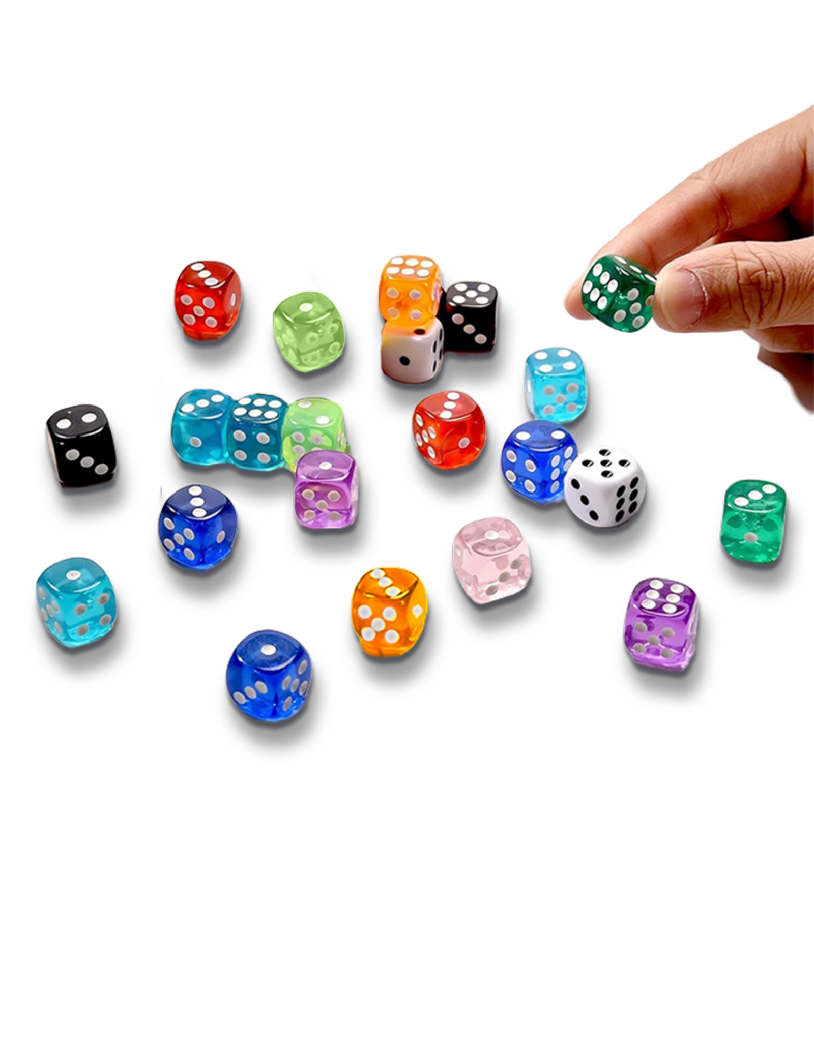 DIGS-N-GIFTS Mahjong Dice 1 Pair Random Color