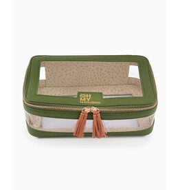 Oh My Mahjong Olive Mahjong Tile Storage Bag for Mah-Jongg Tiles