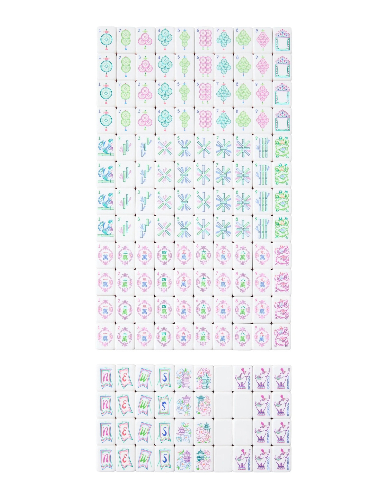 Oh My Mahjong Amara Mahjong Tiles Set American Mahjong Game