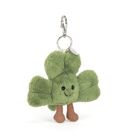 JellyCat Amuseables Siofra Shamrock Bag Charm Keychains Key Ring