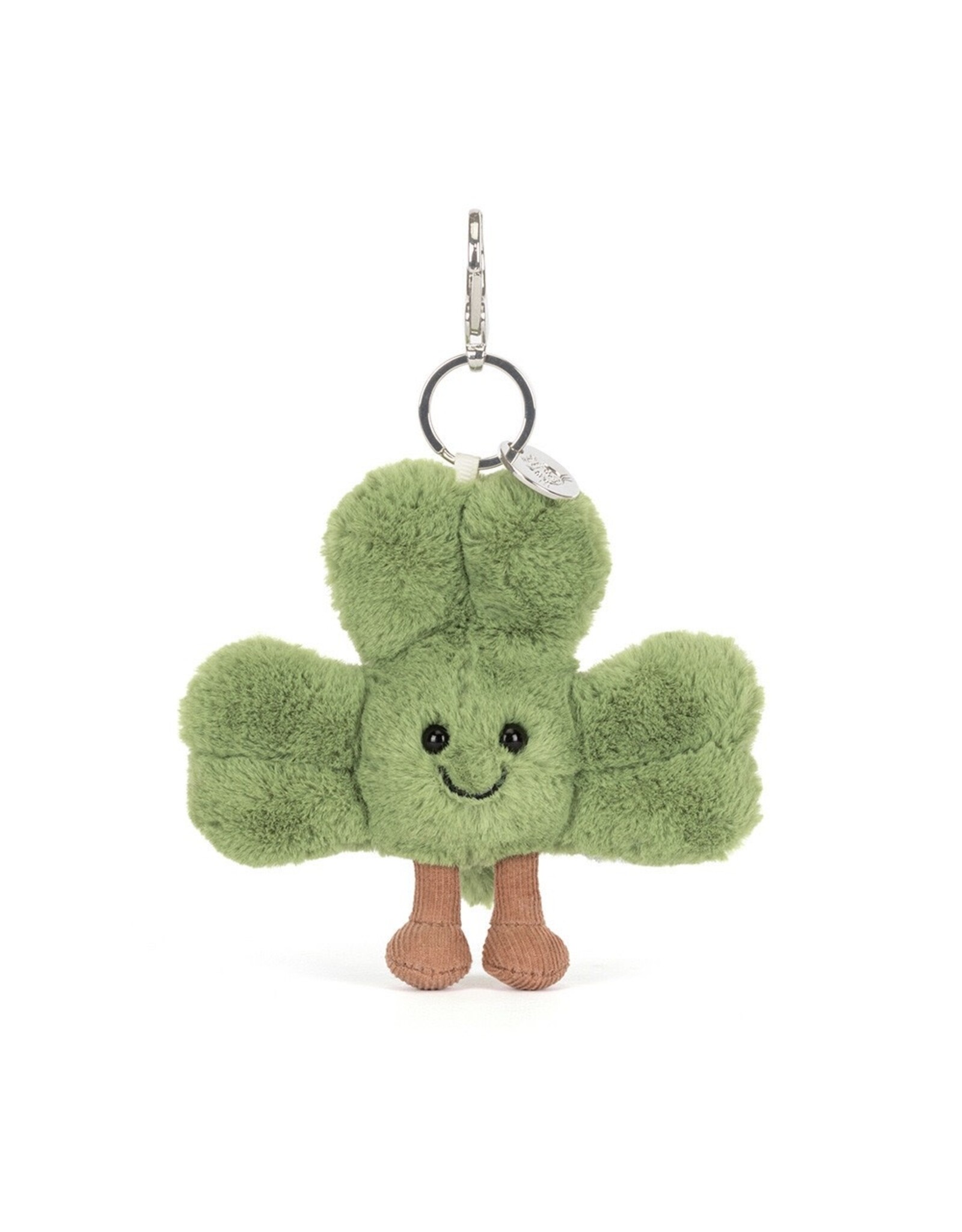 JellyCat Amuseables Siofra Shamrock Bag Charm Keychains Key Ring