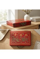 WE Games Traditional Chinese Mahjong Set Travel Size w 144 24mm White Tiles