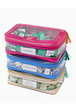 Oh My Mahjong Blue Mahjong Tile Storage Bag for Mah-Jongg Tiles