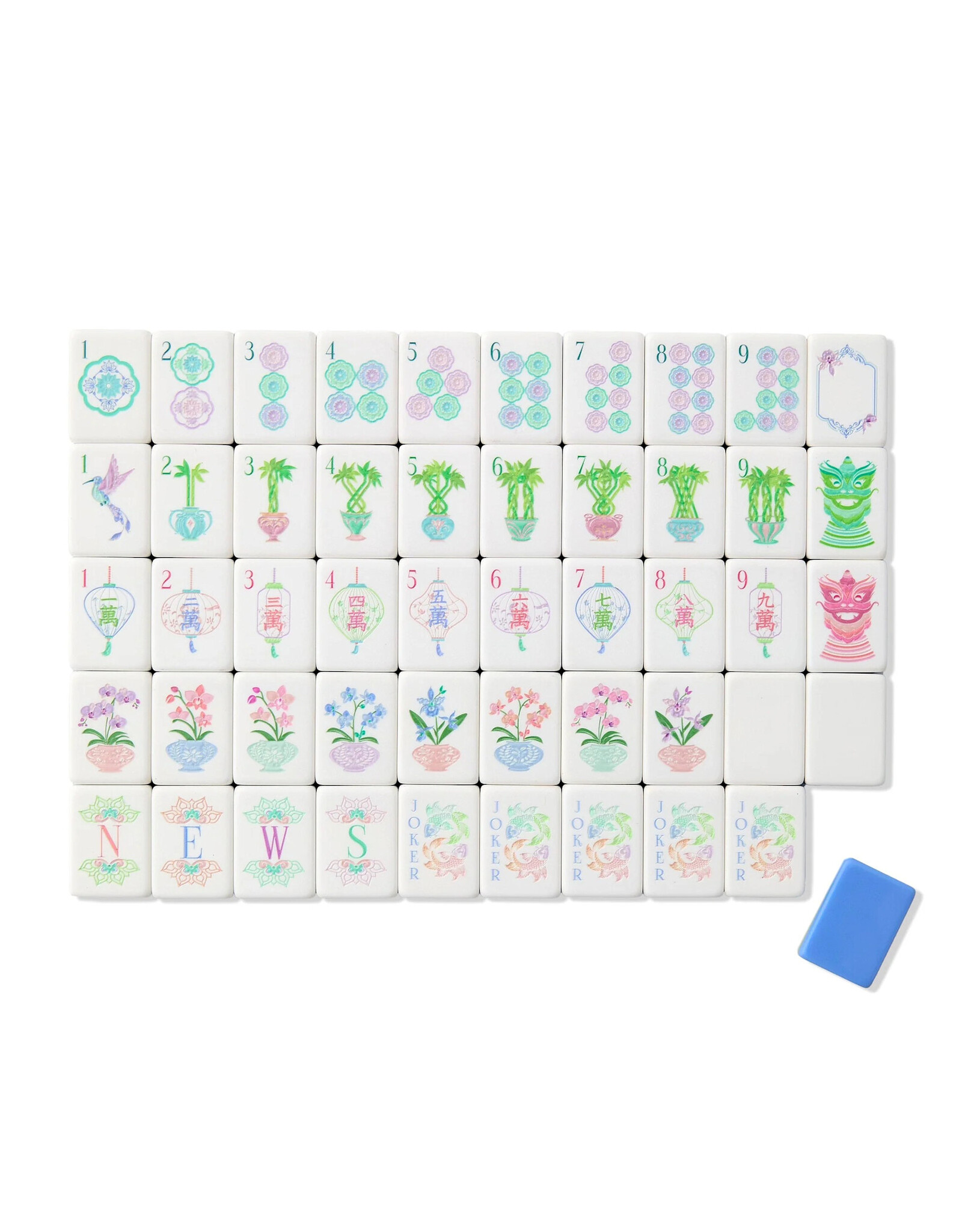 Oh My Mahjong Moonlight Mahjong Tiles Set American Mah Jongg Game