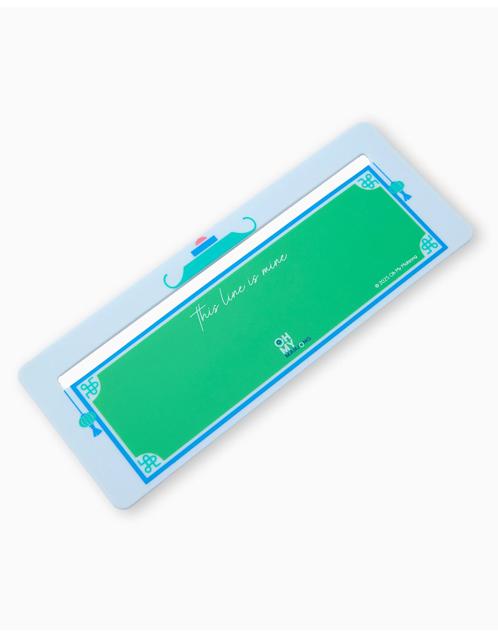 Oh My Mahjong Light Blue Mahjong Line Finders for NMJL IMC Playing Cards