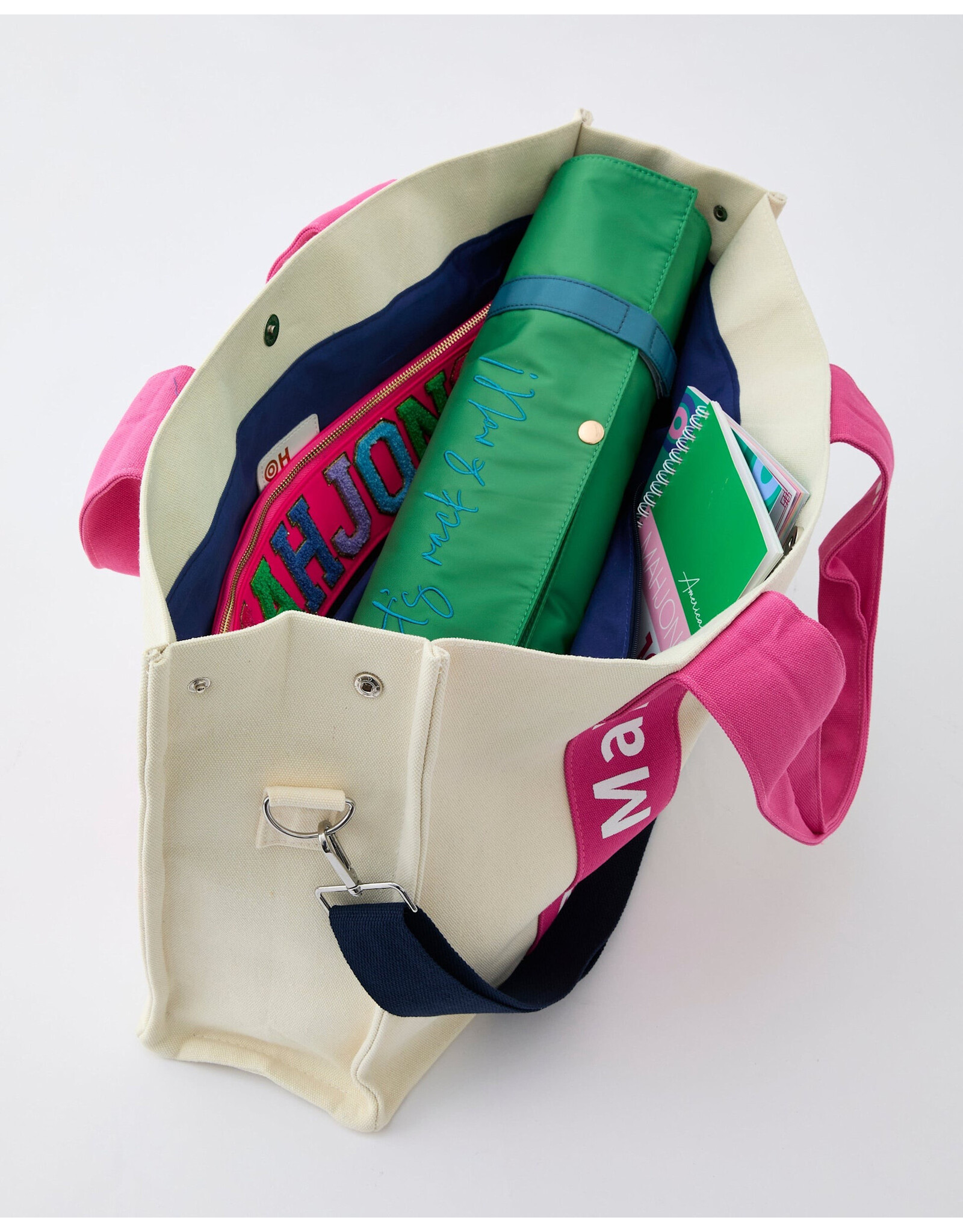 Oh My Mahjong Pink Mahj It All Bag |  Mahjong Bag
