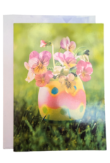 Avanti Easter Card Easter Egg w Flowers