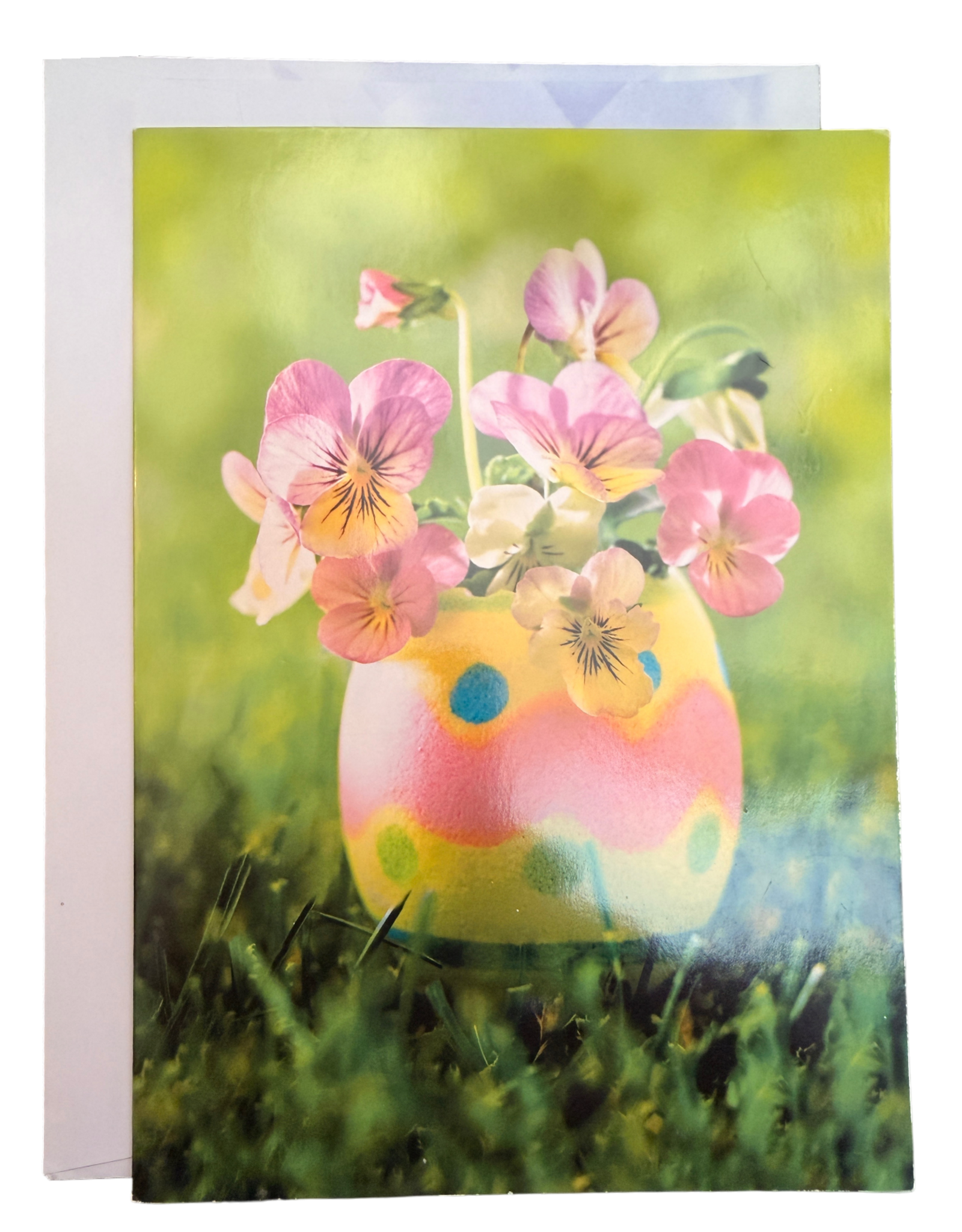 Avanti Easter Card Easter Egg w Flowers