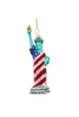 Kurt Adler Patriotic Glass 250th Anniversary USA Statue of Liberty