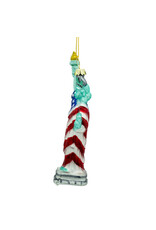 Kurt Adler Patriotic Glass 250th Anniversary USA Statue of Liberty