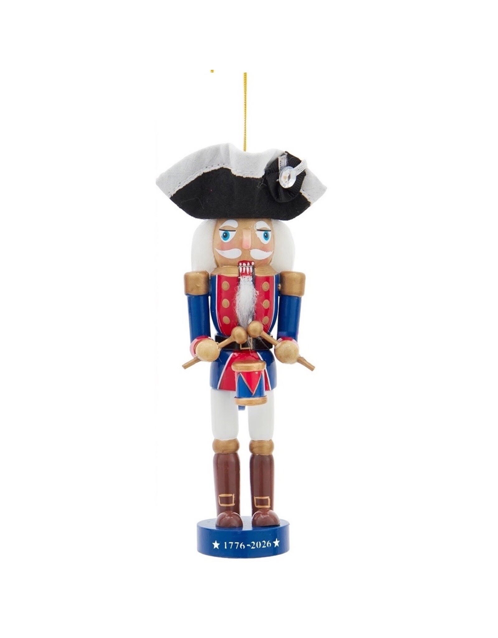 Kurt Adler Patriotic Nutcracker 250th Anniversary USA Drummer Soldier