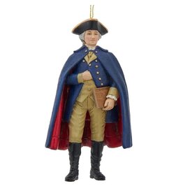 Kurt Adler Patriotic 250th Anniversary USA George Washington Ornament