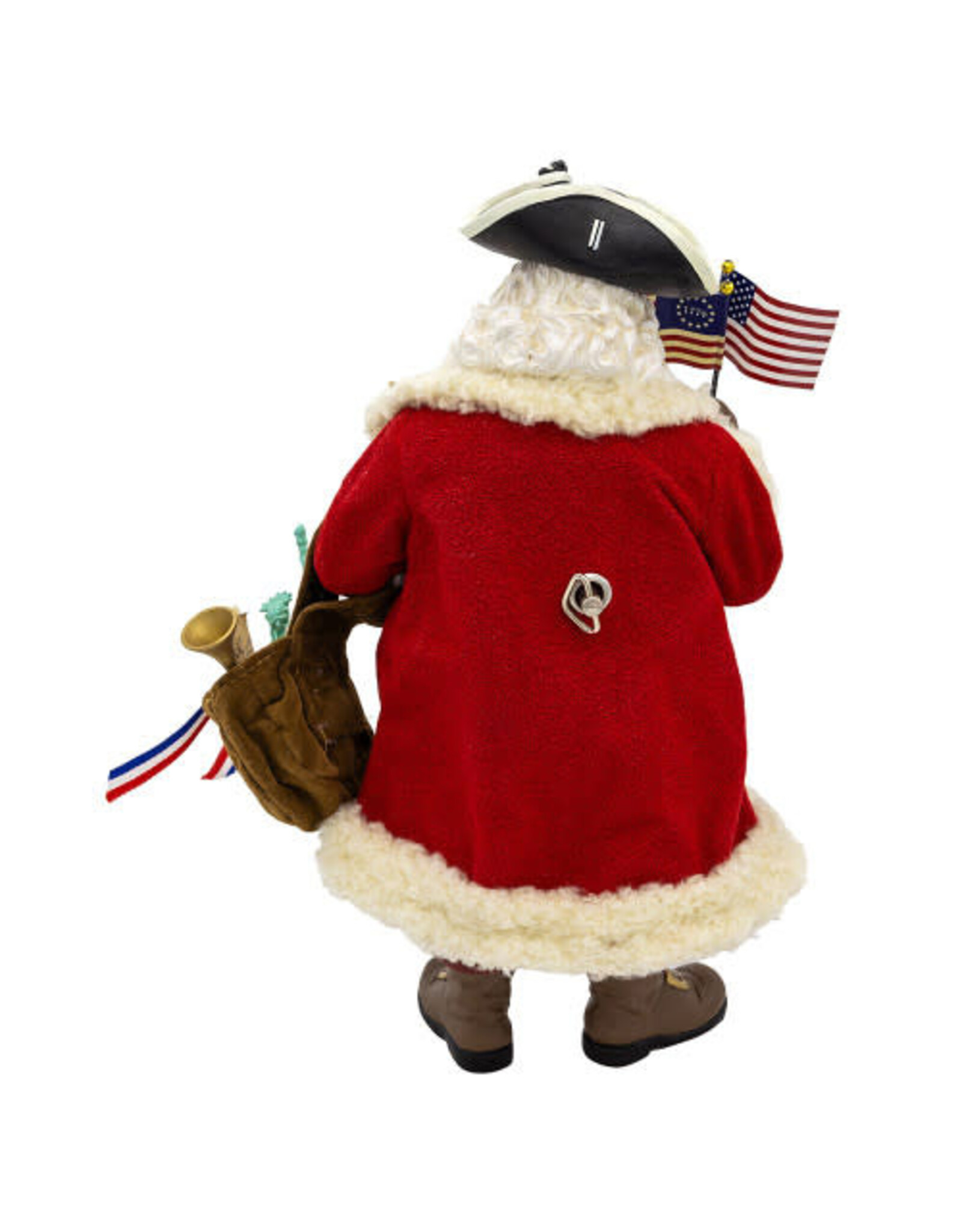 Kurt Adler Patriotic 250th Anniversary USA Fabriche Musical Santa