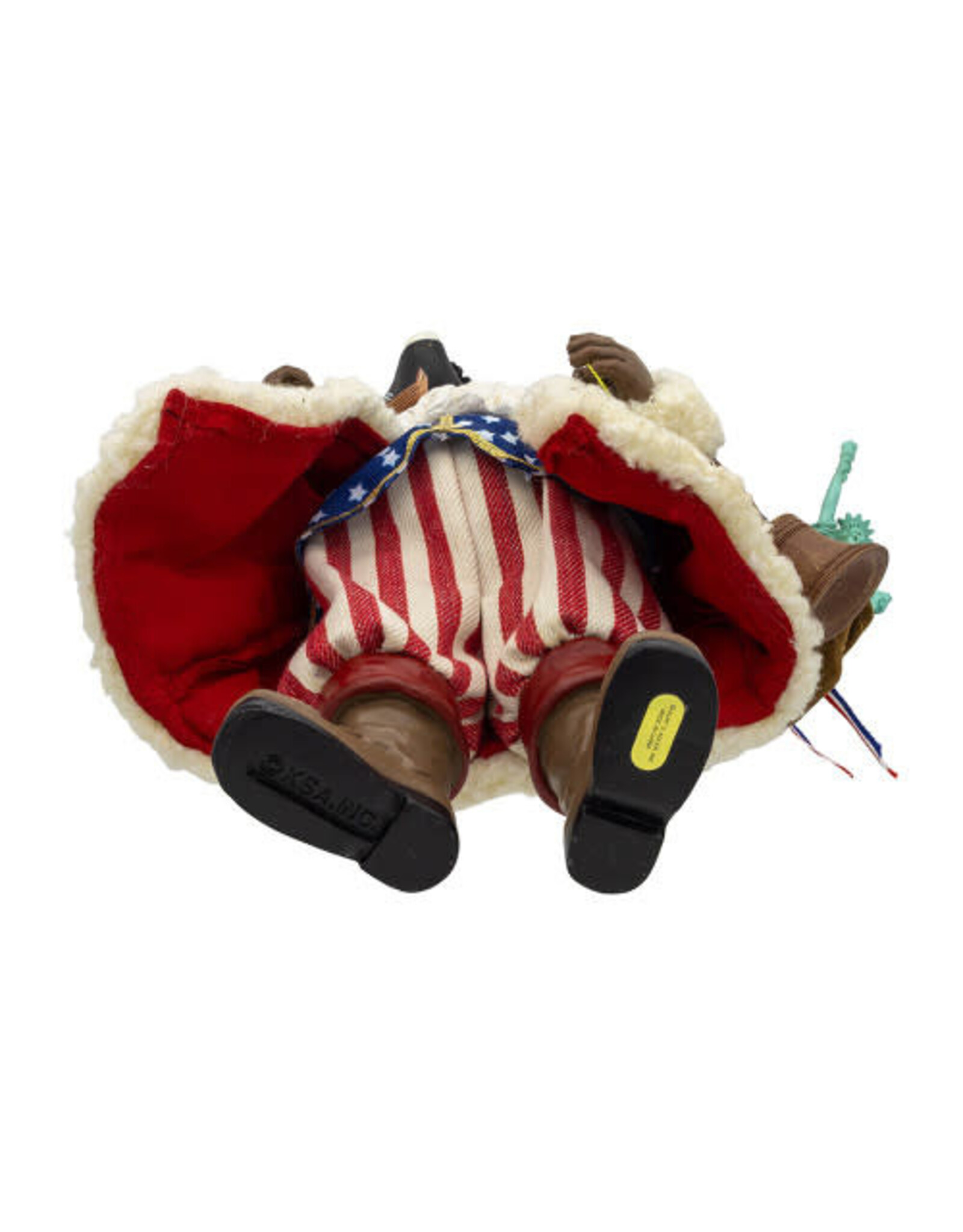 Kurt Adler Patriotic 250th Anniversary USA Fabriche Musical Santa