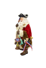 Kurt Adler Patriotic 250th Anniversary USA Fabriche Musical Santa