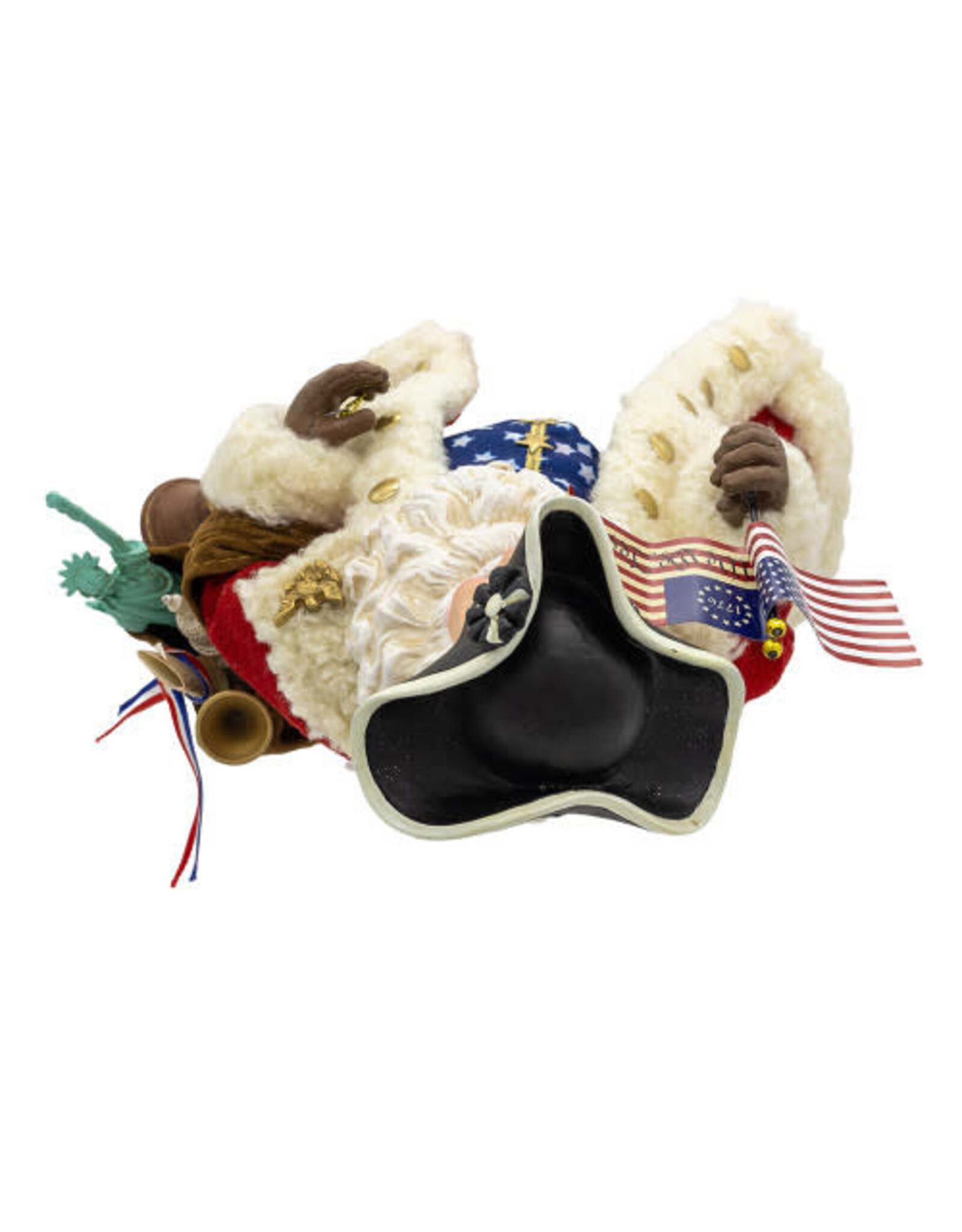 Kurt Adler Patriotic 250th Anniversary USA Fabriche Musical Santa