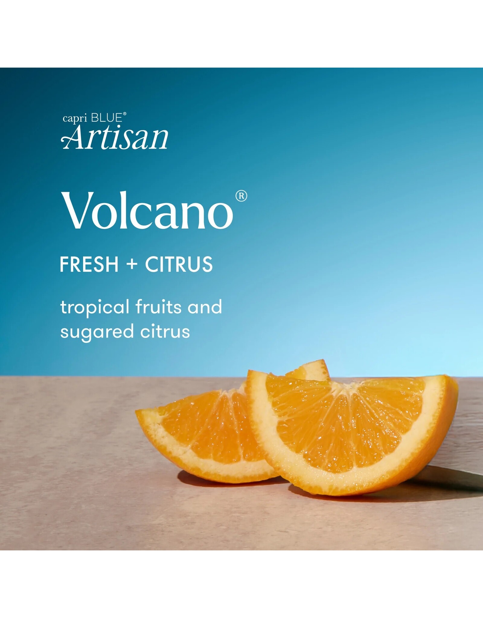 capri BLUE Volcano Luce d’ Amalfi Petite Candle 8oz Artisan Edition