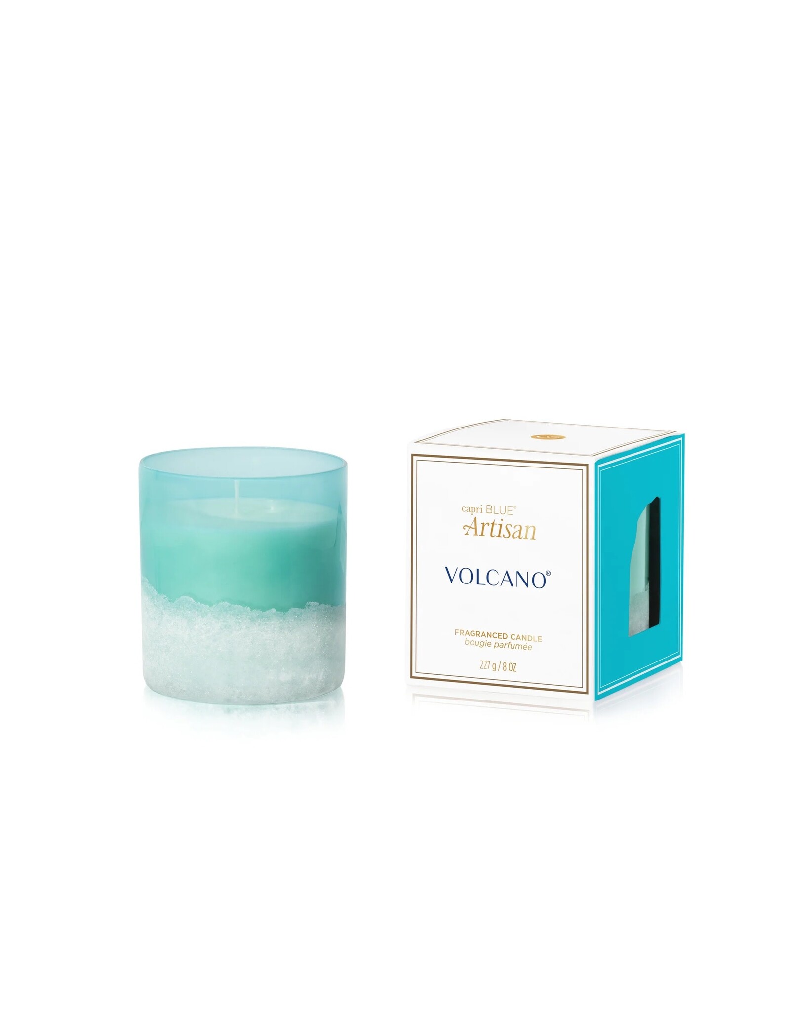 capri BLUE Volcano Luce d' Almafi Boxed Tumbler 8oz Artisan Edition