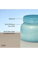 capri BLUE Coconut Santal Luce d' Almafi Petite Candle 8oz Artisan Edition