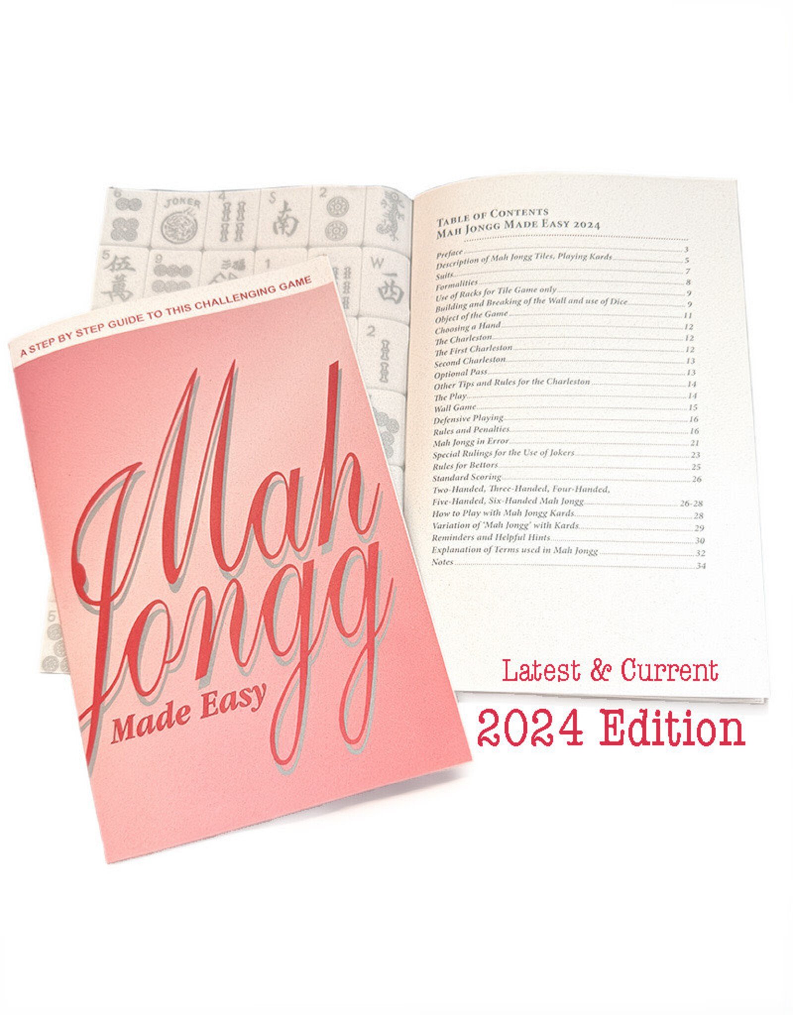 National Mah Jongg League Mah Jongg Made Easy | Mahjong Instruction Book