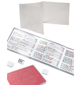 National Mah Jongg League 2026 Mahjong Card Holder Sleeve Protective Cover Size 6x5