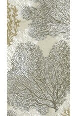 Caspari Paper Guest Towels Napkins 15pk Sea Fans Taupe