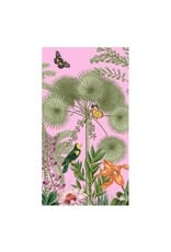 Caspari Paper Guest Towels Napkins 15pk Paradise Garden Pink