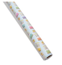 Caspari Gift Wrapping Paper 5ft Roll Happy Birthday Cake